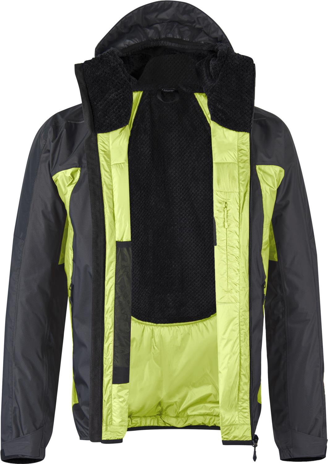 Montura - NEVIS 2.0 JACKET — ANTRACITE/SUNNY LIME — Immagine 4