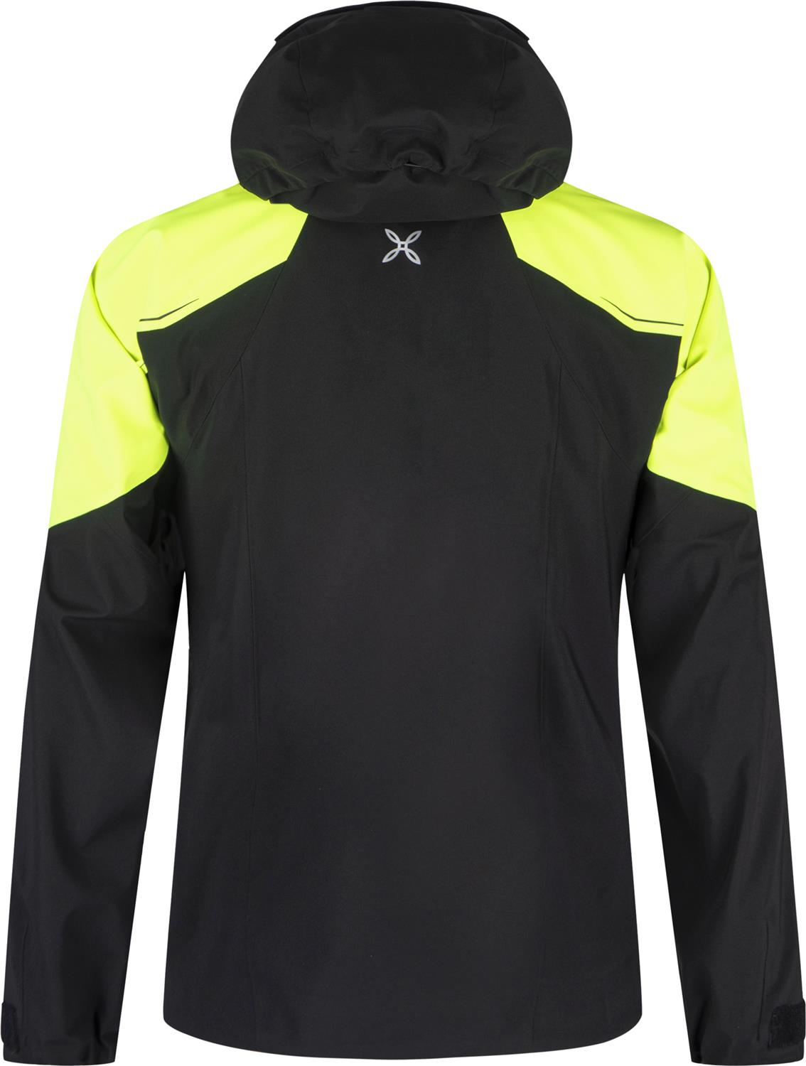Montura - MONTE 2 JACKET — BLACK/GIALLO FLUO — Vista posteriore 3