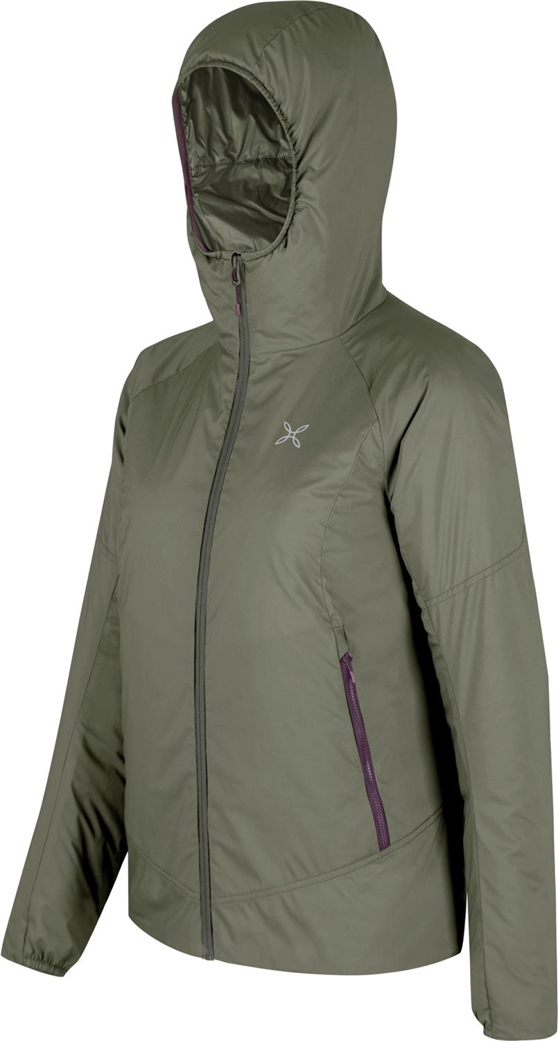 Montura - DOLOMITI HOODED JACKET WOMAN — VERDE SALVIA/VINACCIA — Immagine 2