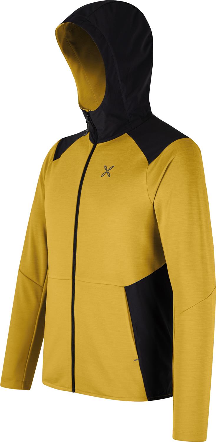 Montura - TIMELESS MIX HOODED MAGLIA — MUSTARD — Immagine 2