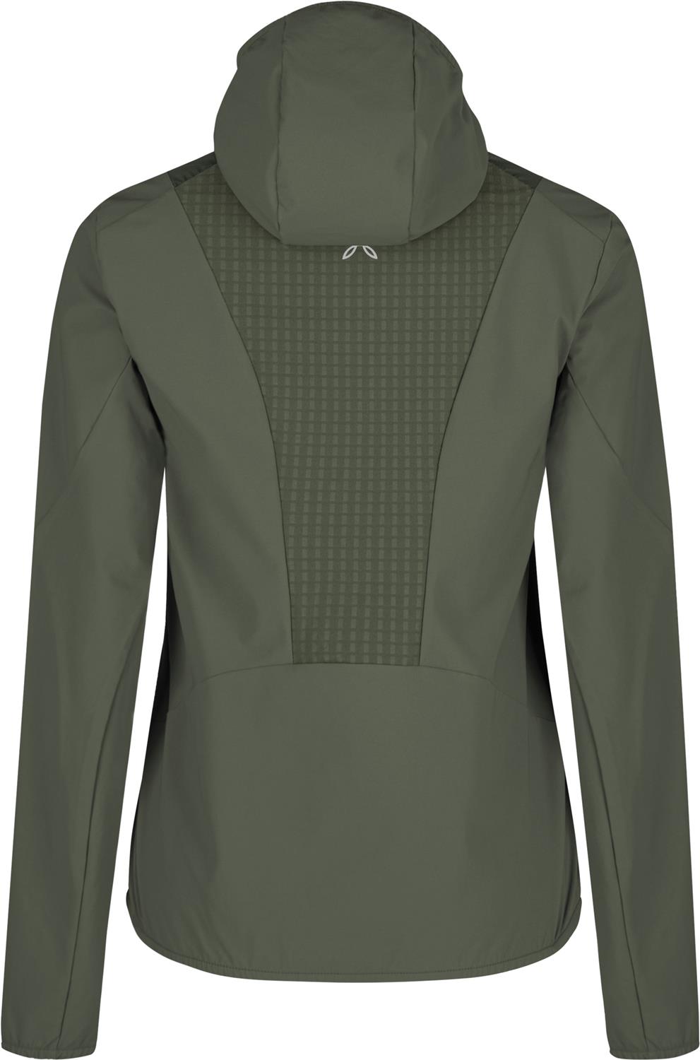 Montura - TRACE HYBRID JACKET WOMAN — VERDE SALVIA/VINACCIA — Vista posteriore 3