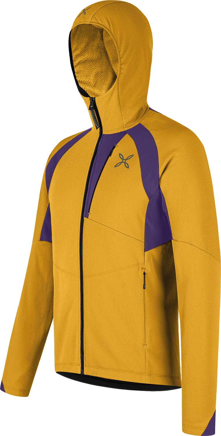 Montura - VERTIGO OCTA HOODED MAGLIA — MUSTARD/PETUNIA — Immagine 2