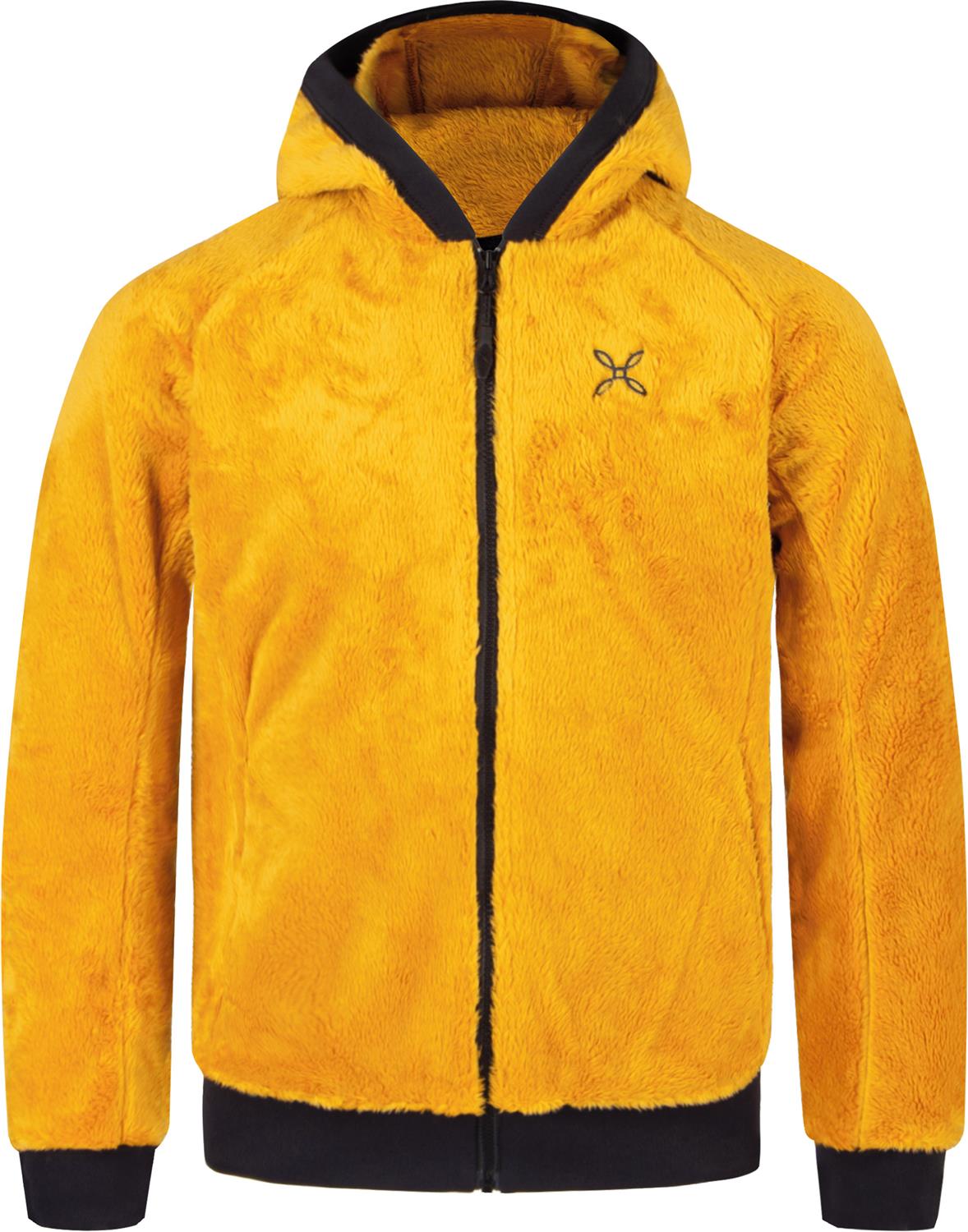 Montura - TRACK HOODED MAGLIA KIDS — MUSTARD — Vista frontale 1