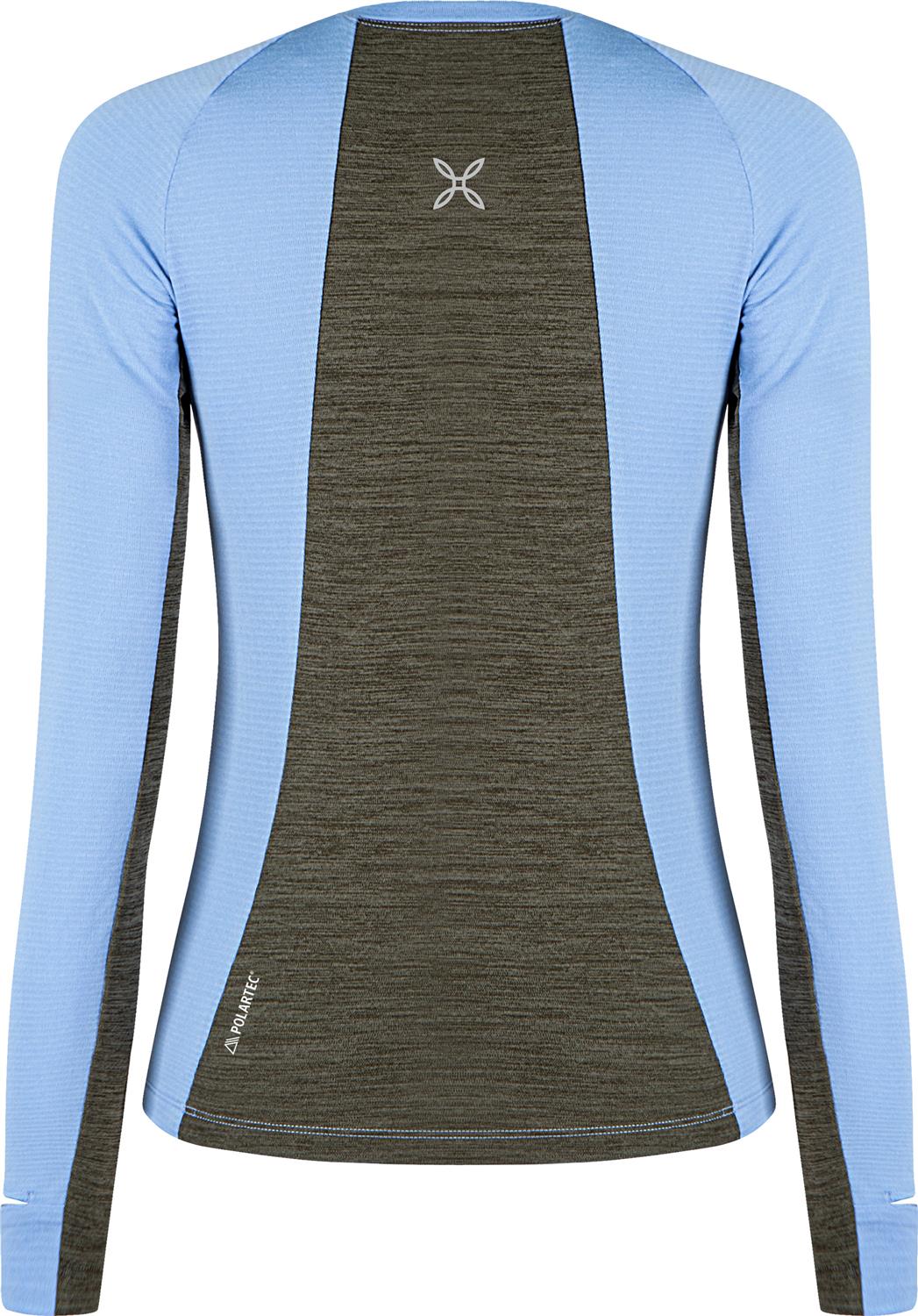 Montura - STRIDE POLARTEC L/S MAGLIA W. — DUSK/VERDE SALVIA — Vista posteriore 2