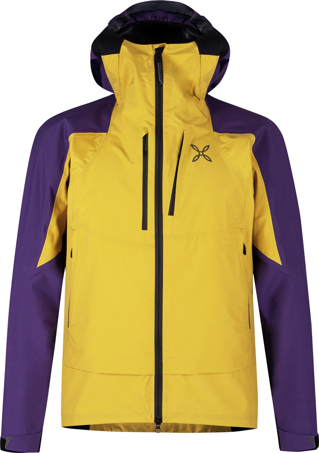 Montura - VERTIGO GTX PRO JACKET — MUSTARD/PETUNIA — Vista frontale 1