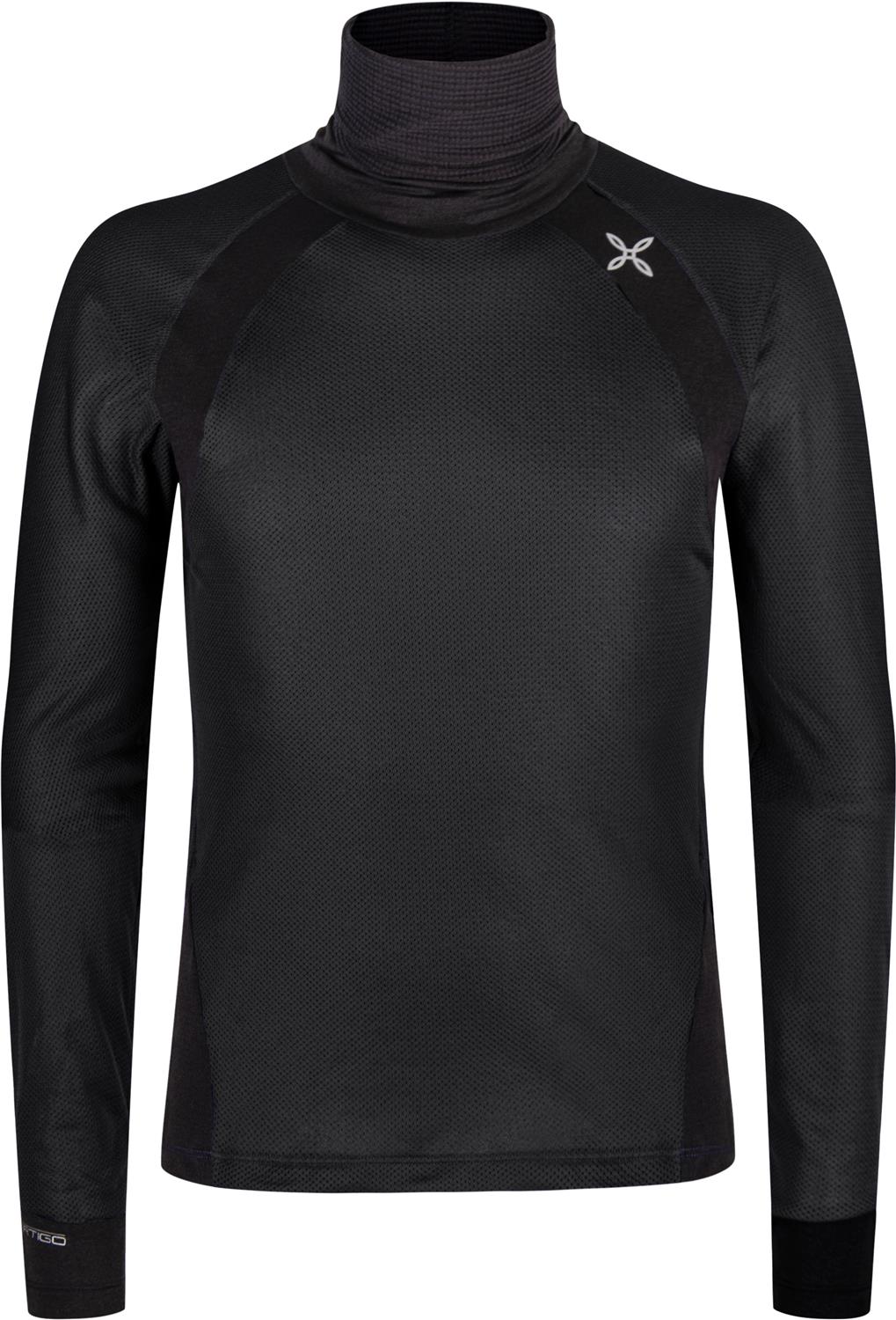 Montura - VERTIGO OCTA HIGH NECK MAGLIA — BLACK — Vista frontale 1