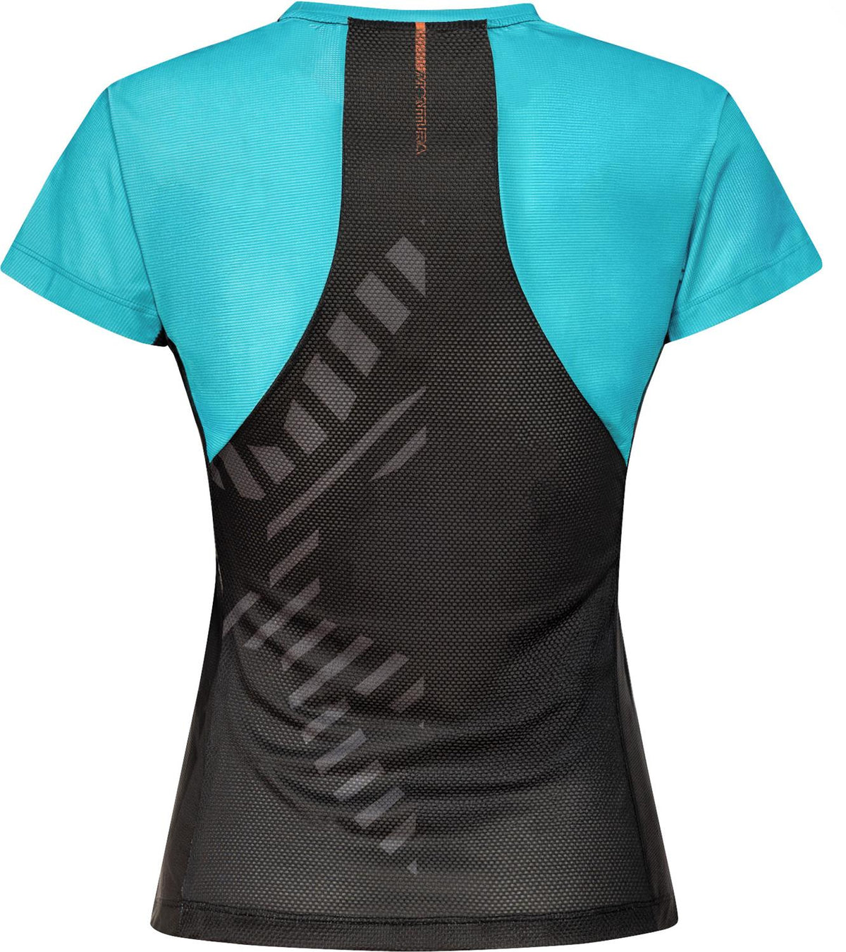 Montura - SHADOW GRAPHIC T-SHIRT WOMAN — TURQUOISE — Vista posteriore 2