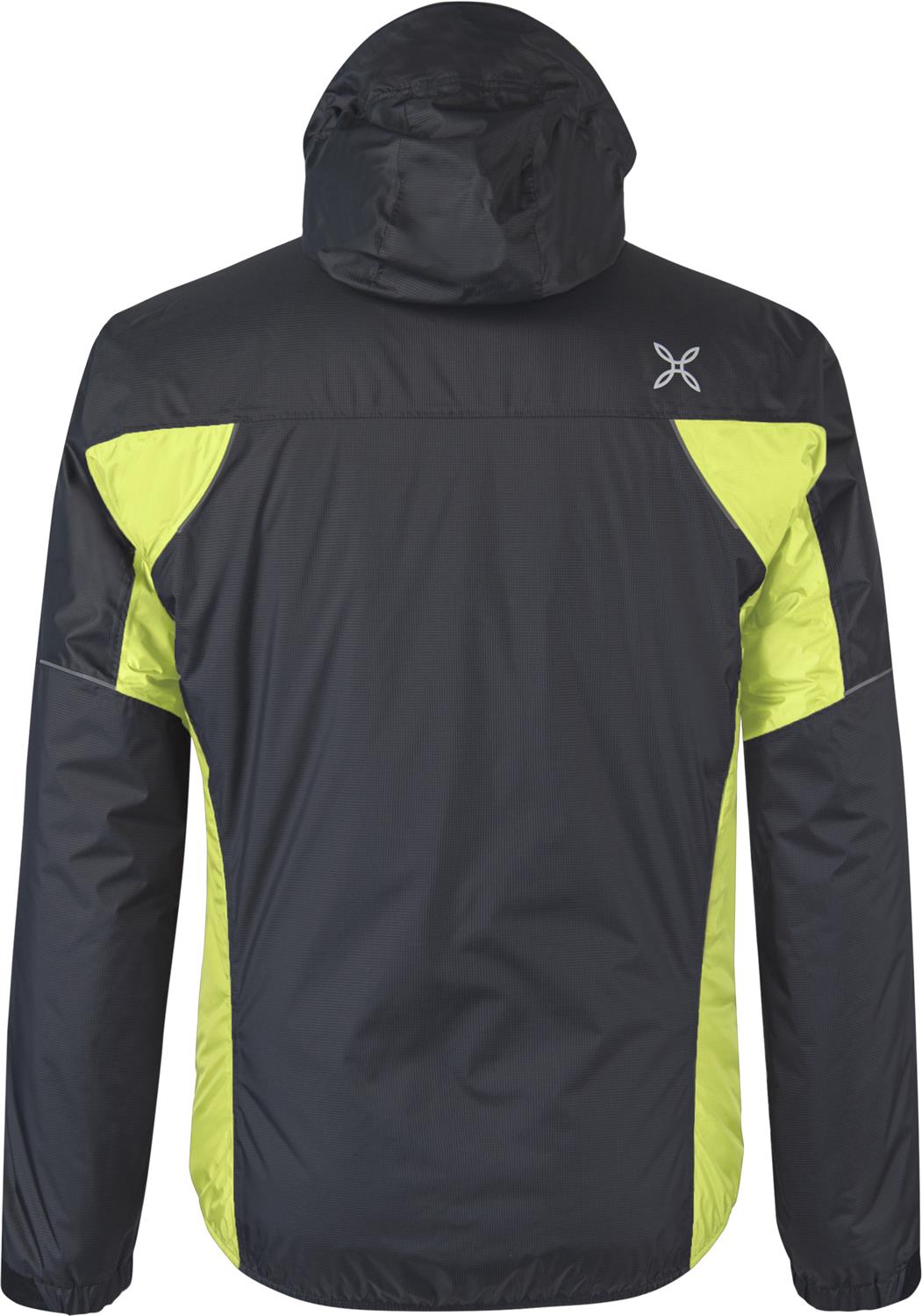 Montura - NEVIS 2.0 JACKET — ANTRACITE/SUNNY LIME — Vista posteriore 3