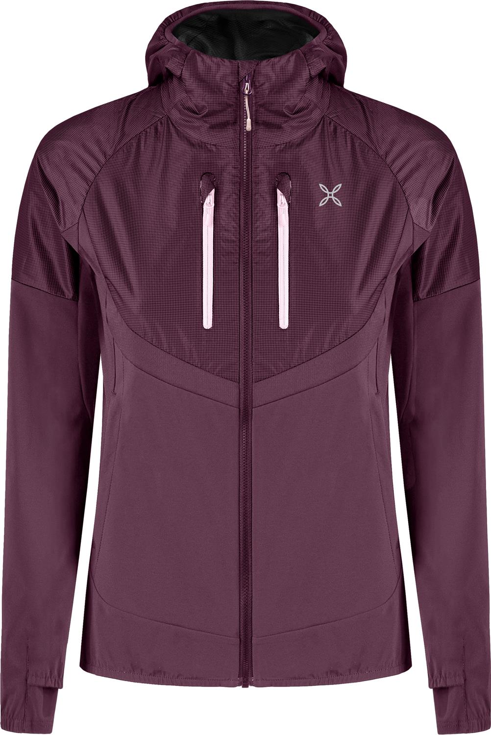 Montura - SPITZE HYBRID JACKET WOMAN — VINACCIA/LIGHT ROSE — Vista frontale 1