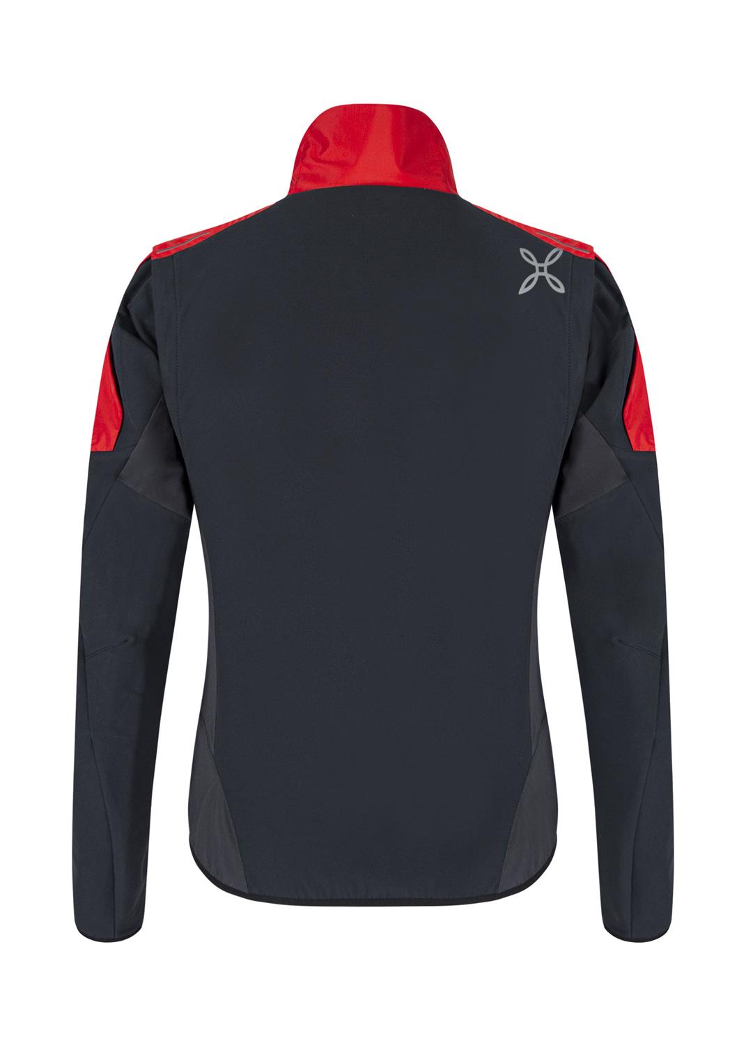 Montura - BRAVE 2 JACKET — NERO/ROSSO — Vista posteriore 3