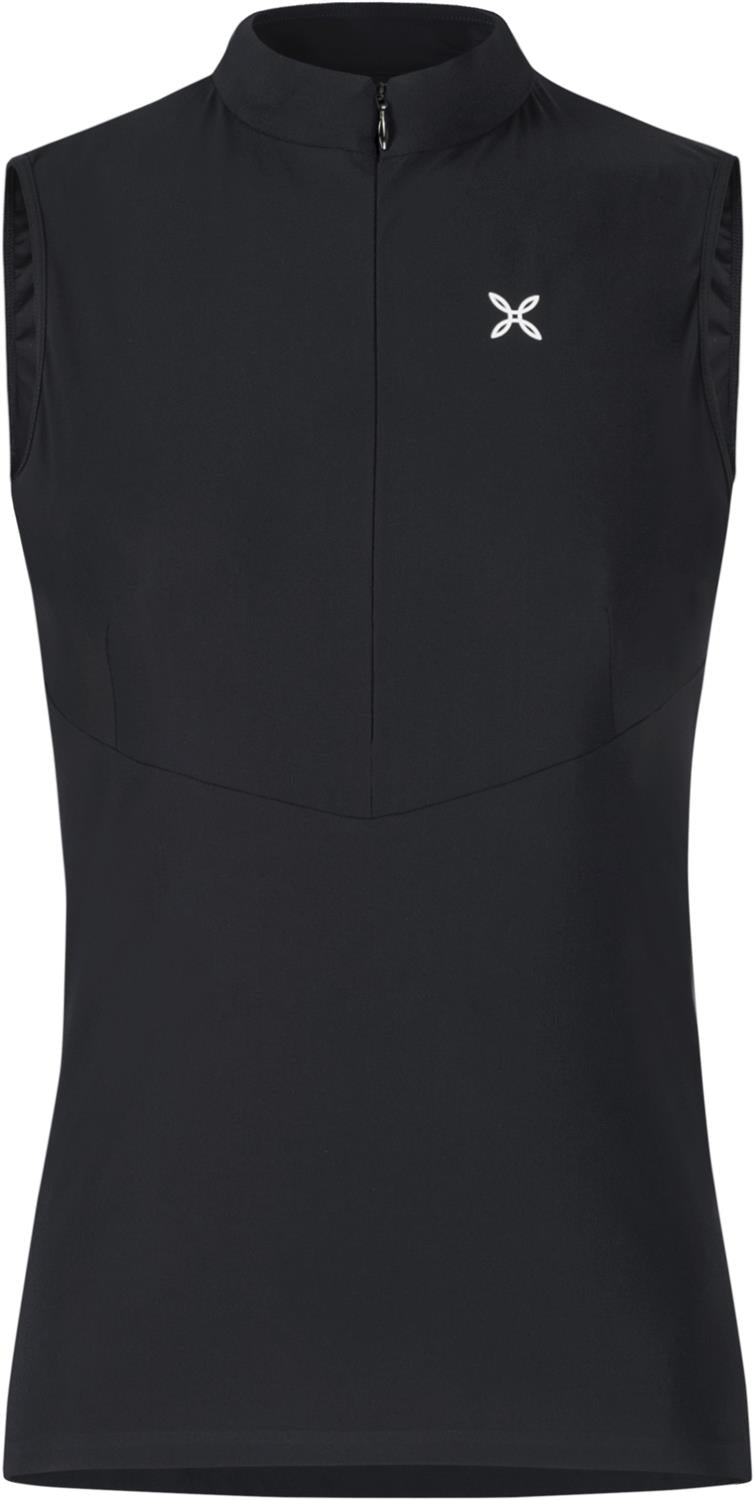 Montura - SENSI ZIP CANOTTA WOMAN — BLACK — Vista frontale 1