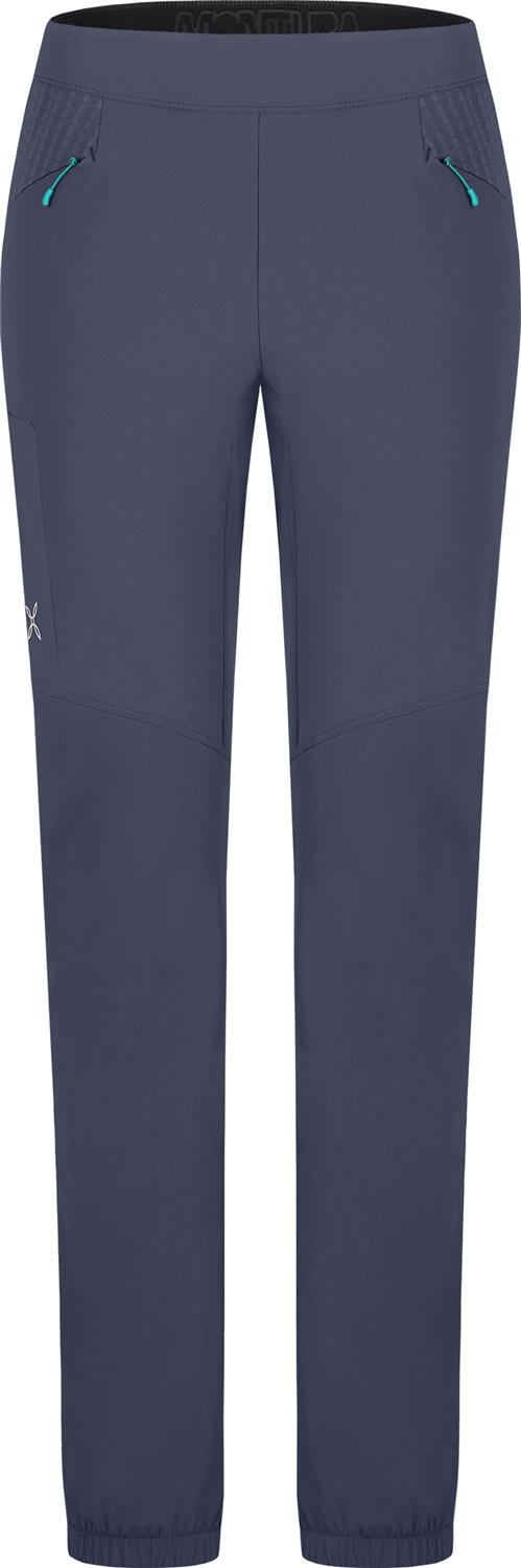 Montura - PEAK PANTS WOMAN — GRAPHITE BLUE/TURQUOISE — Vista frontale 1