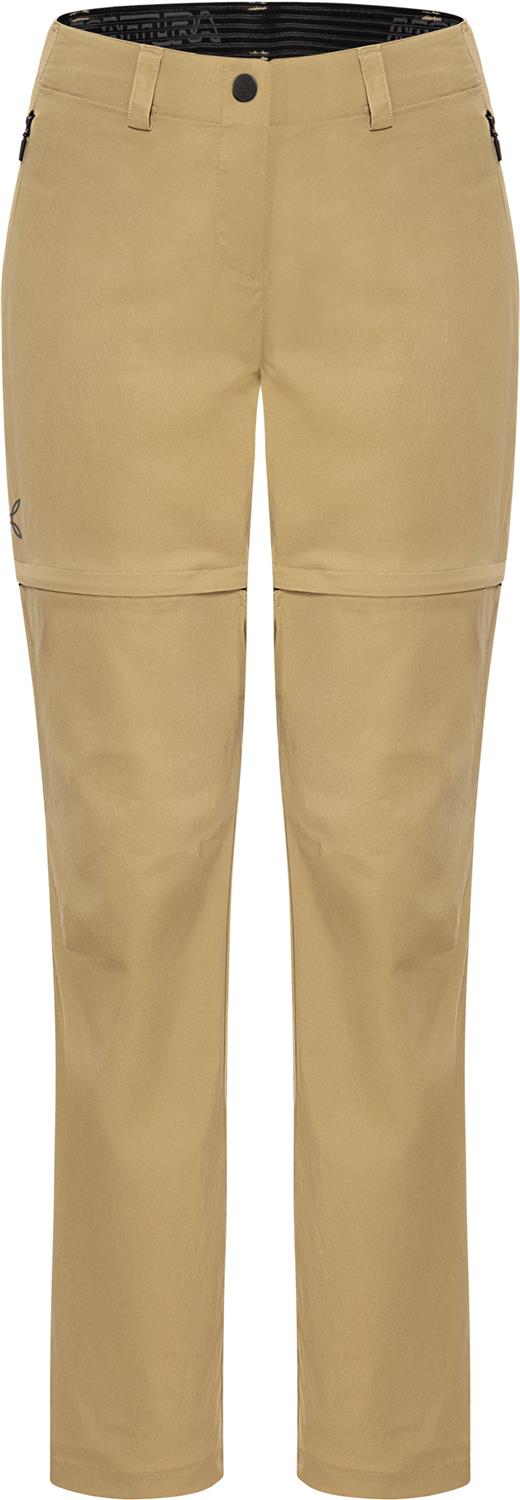 Montura - ROUTE ZIP OFF PANTS WOMAN — DESERT BEIGE — Vista frontale 1