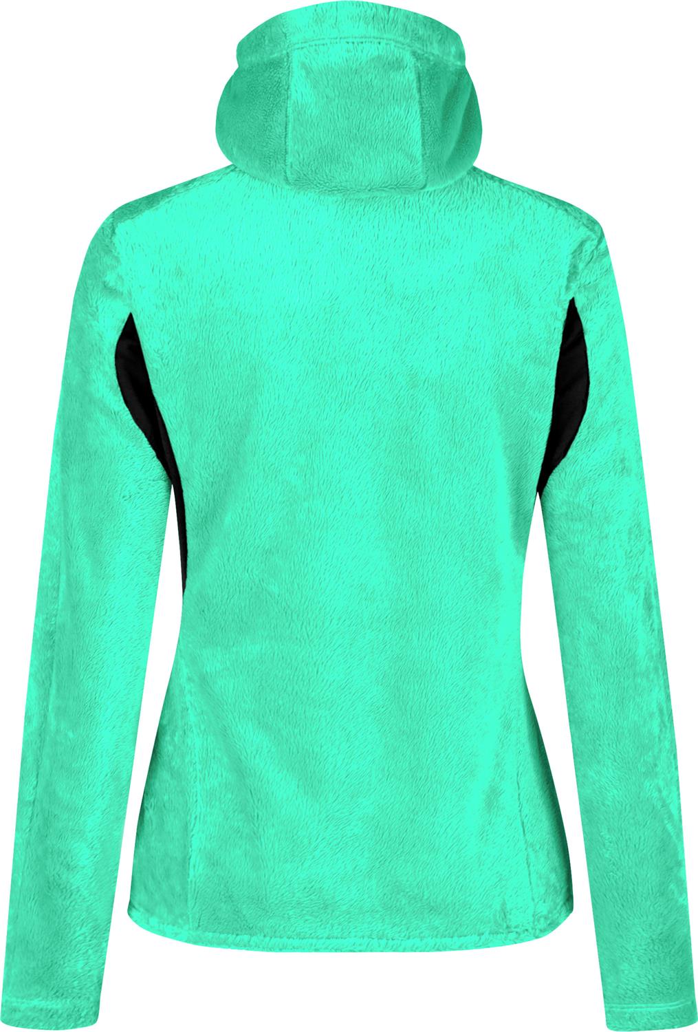 Montura - POLAR STYLE HOODED JKT WOMAN — BRIGHT TEAL — Vista posteriore 3