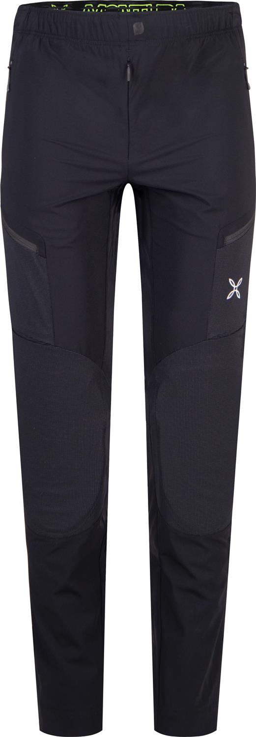 Montura - YARU 2 LIGHT PANTS — BLACK — Vista frontale 1