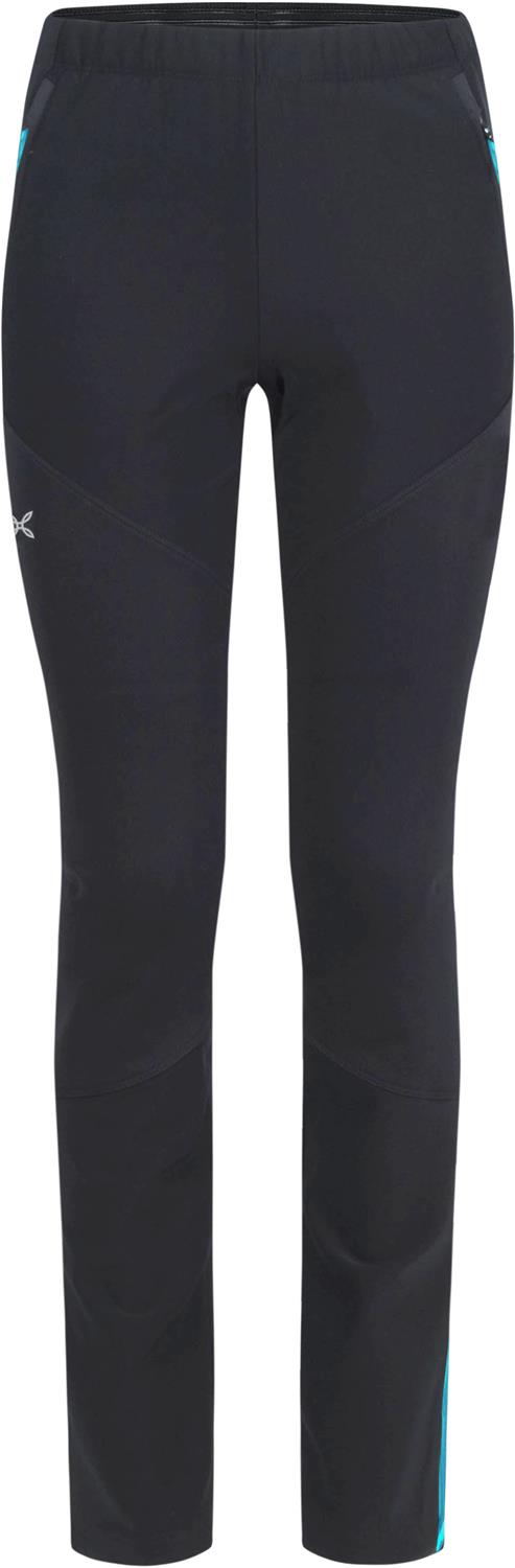 Montura - NORDIK 2 PANTS WOMAN — BLACK/TURQUOISE — Vista frontale 1