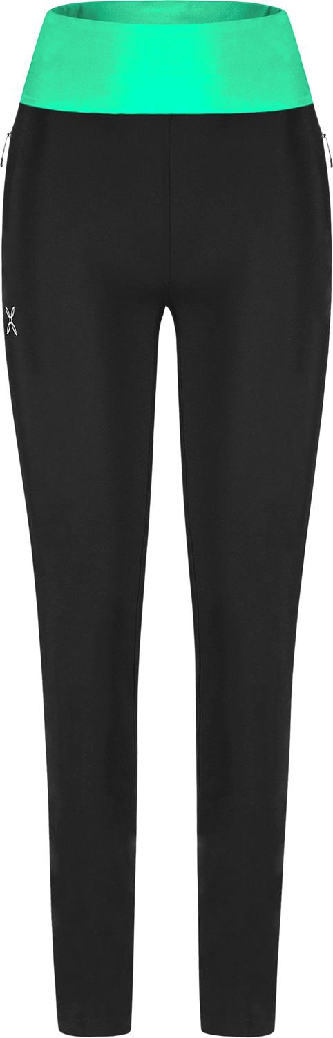 Montura - ANDROMEDA 2 PANTS WOMAN — BLACK/BRIGHT TEAL — Vista frontale 1
