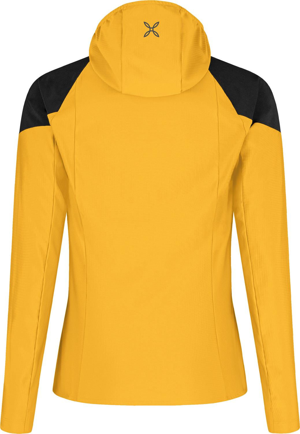 Montura - SPITZE HOODED MAGLIA WOMAN — MUSTARD — Vista posteriore 3