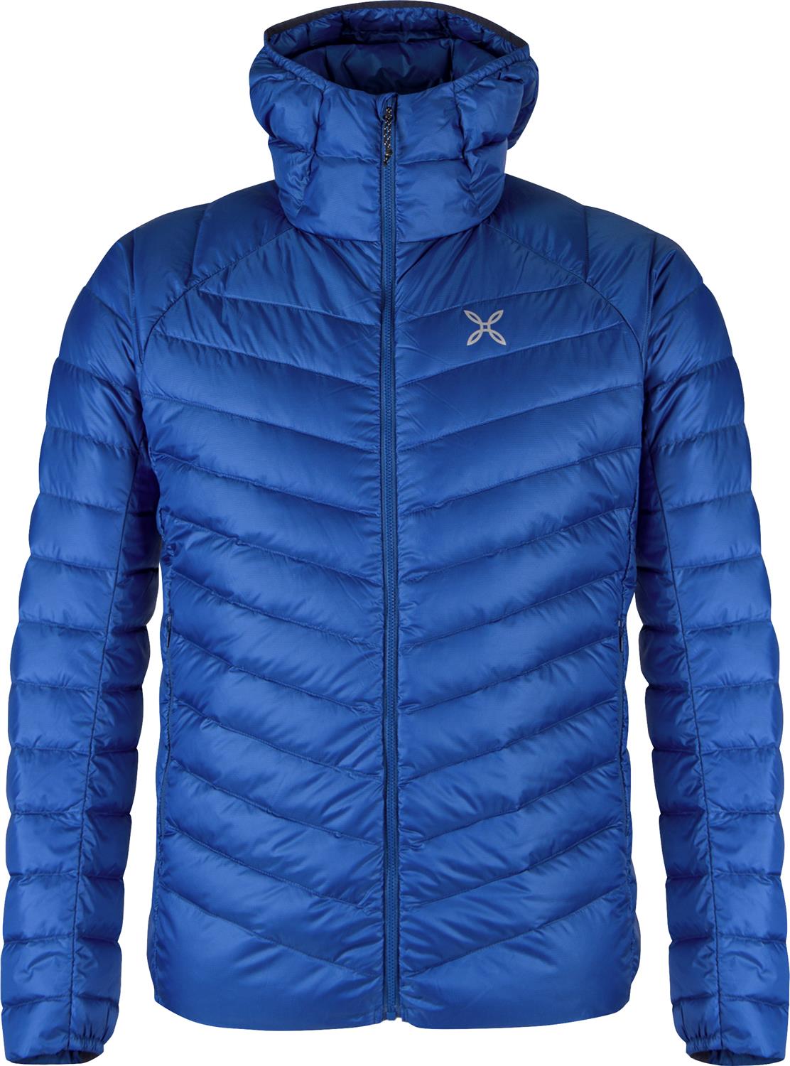 Montura - BREEZE HOODED DUVET JACKET — B.BLUE — Vista frontale 1