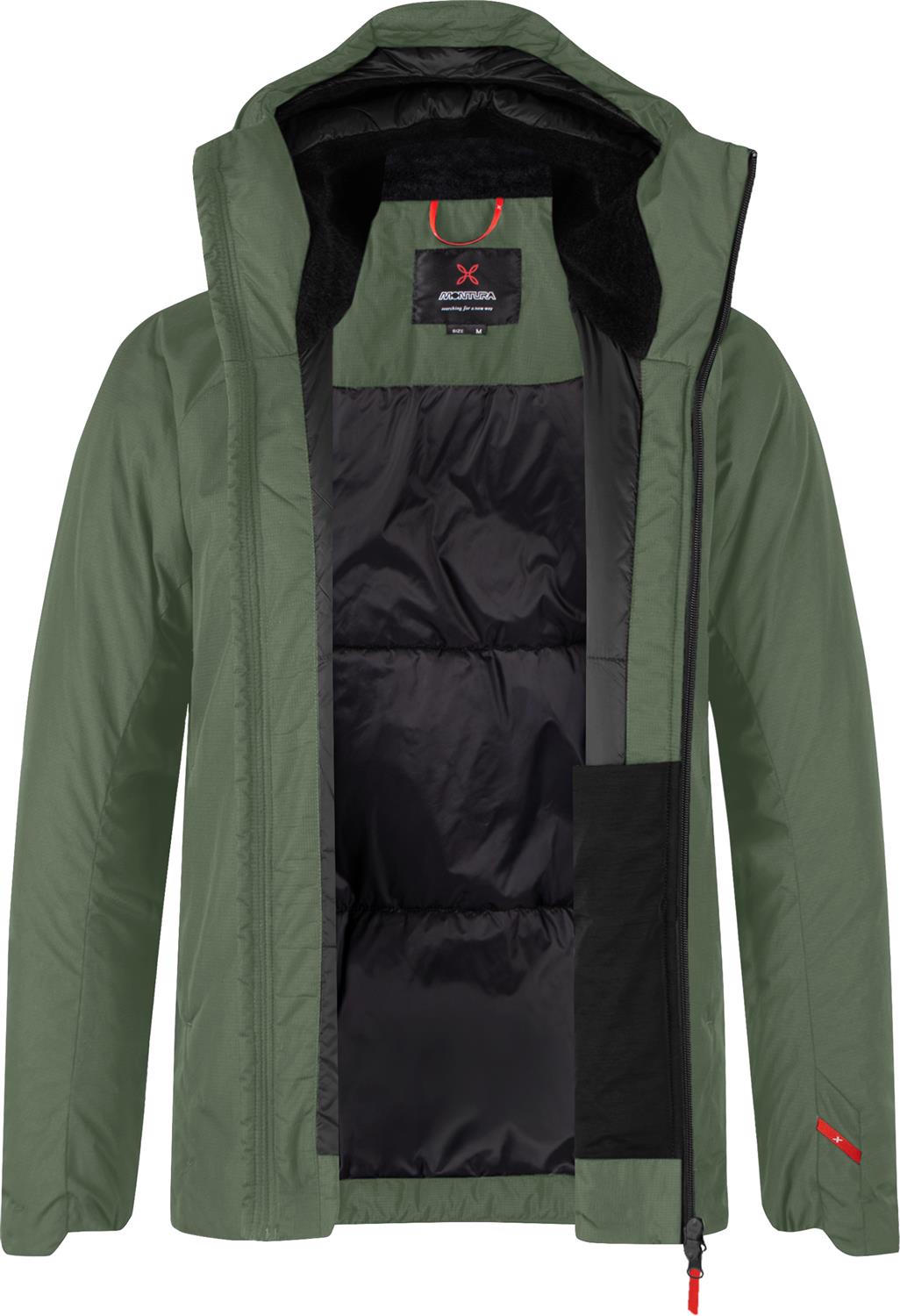 Montura - VERSANTE COMFORTEMP HOODED JKT — VERDE SALVIA — Immagine 4