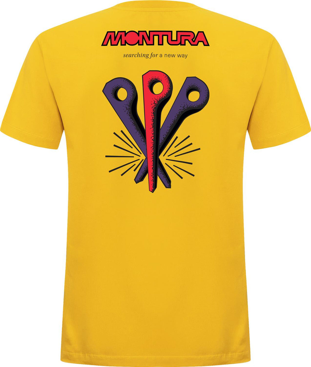 Montura - PITONS T-SHIRT — MUSTARD — Vista posteriore 2