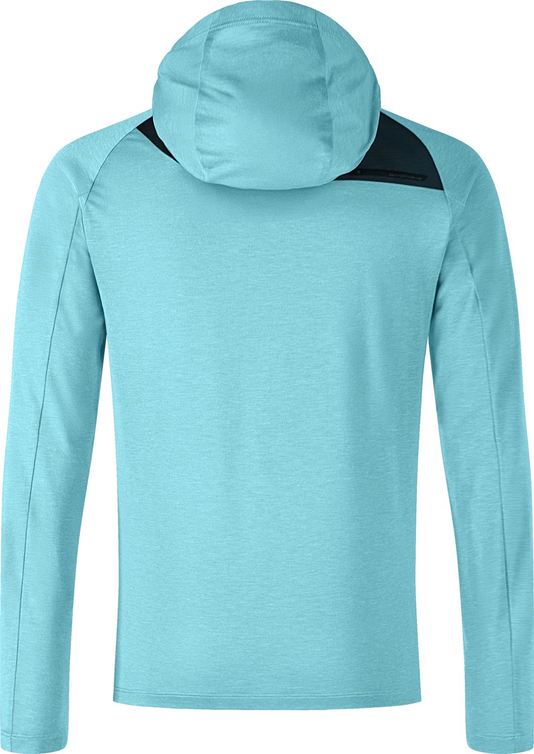 Montura - VERSANTE HOODED MAGLIA — CRYSTAL BLUE — Vista posteriore 3
