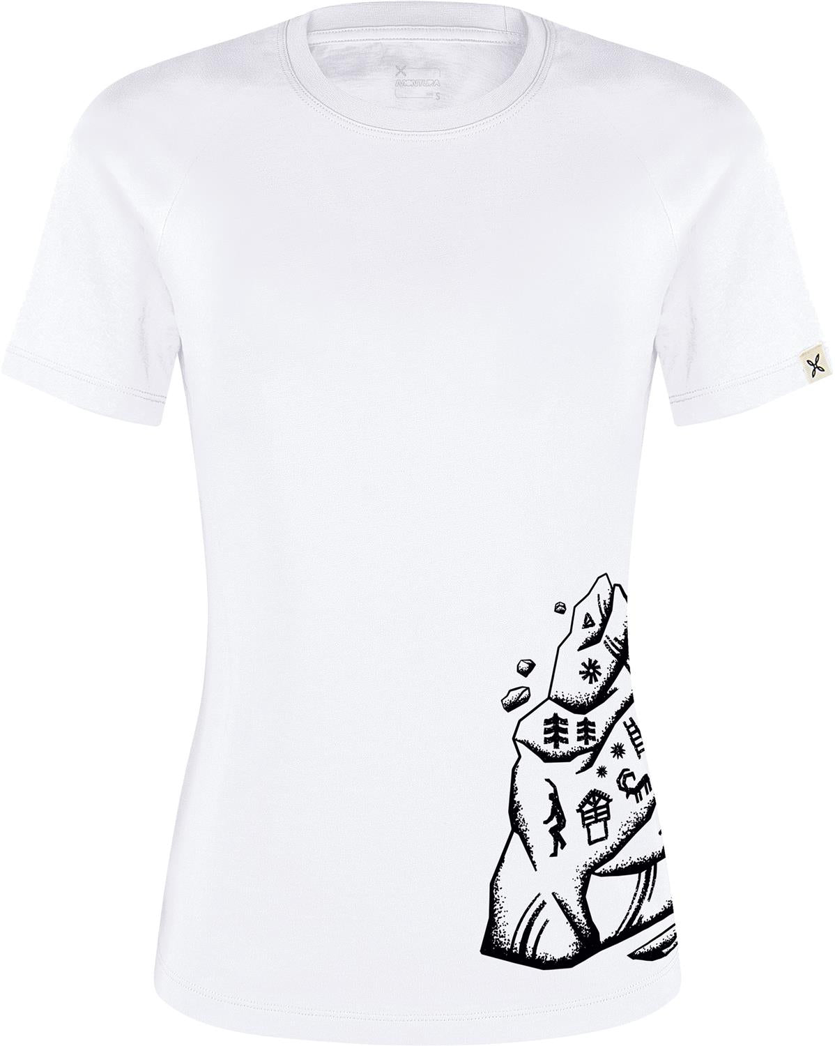 Montura - SPIRE T-SHIRT WOMAN — WHITE — Vista frontale 1