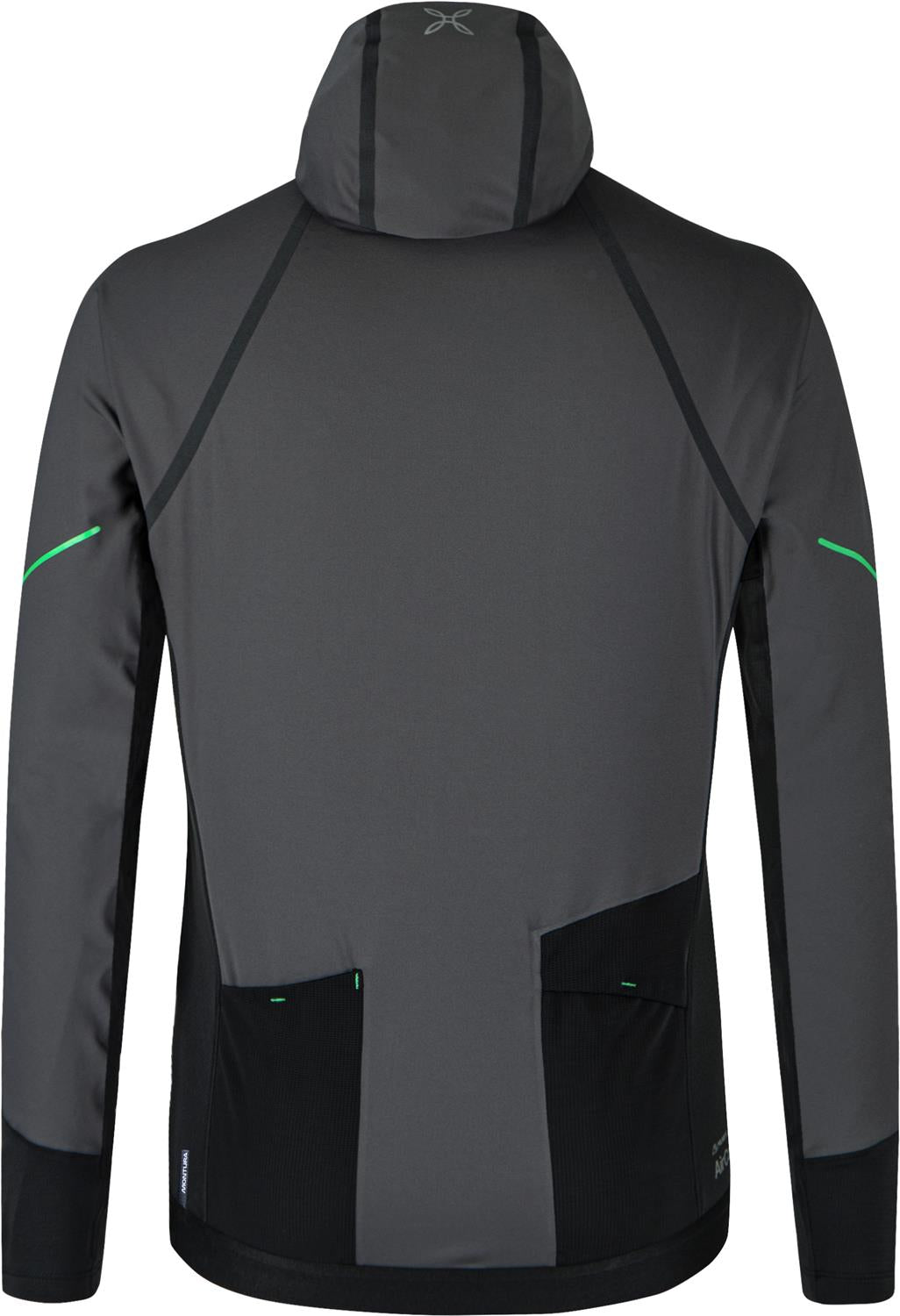 Montura - RITMO PTC AIRCORE HALF ZIP M. — ANTRACITE/VIBE GREEN — Vista posteriore 3