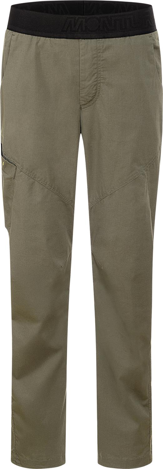 Montura - PITCH PANTS — VERDE SALVIA DELAVE' — Vista frontale 1