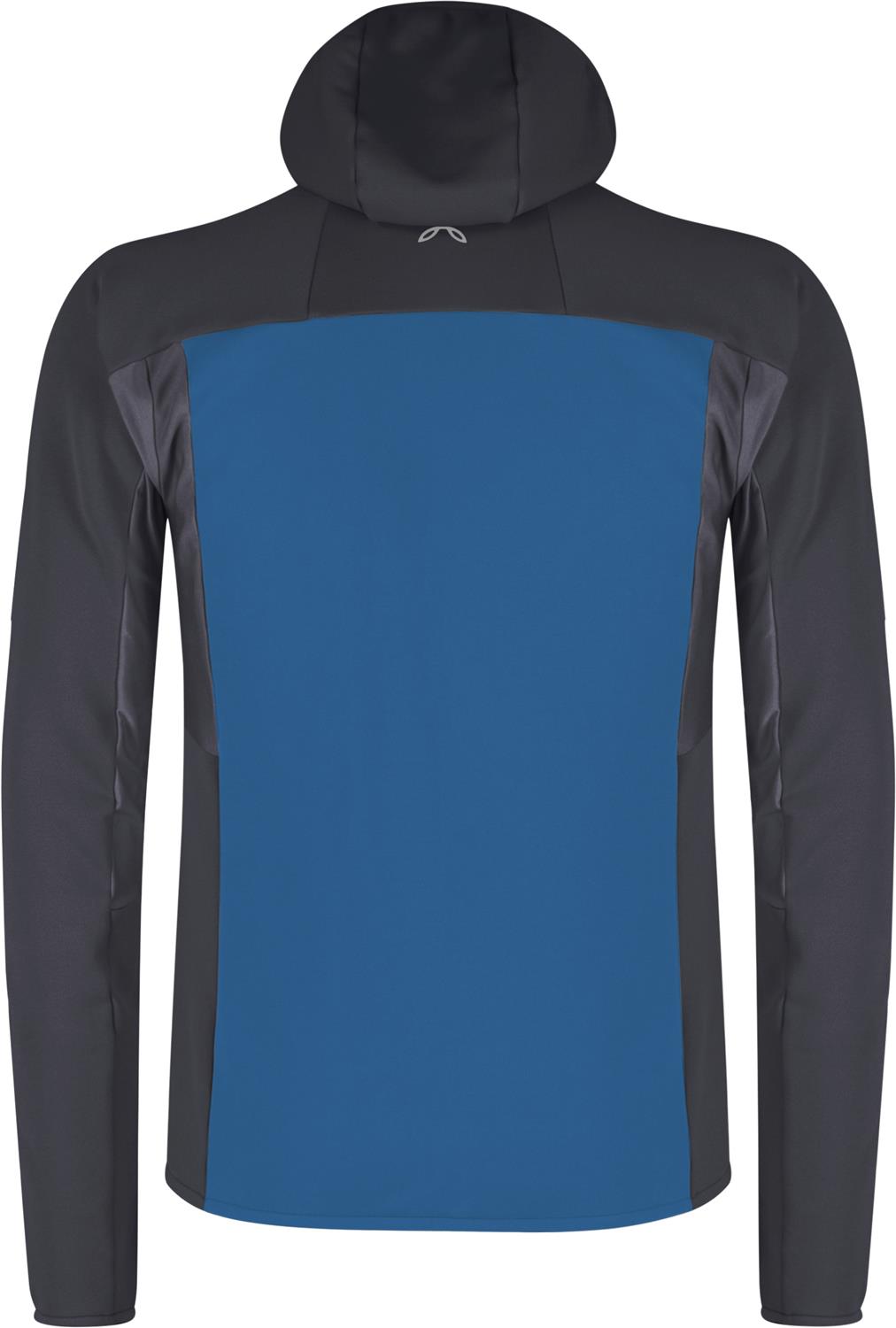 Montura - SMOOTH 2 HOODED MAGLIA — B.BLUE/GRAPHITE BLUE — Vista posteriore 3