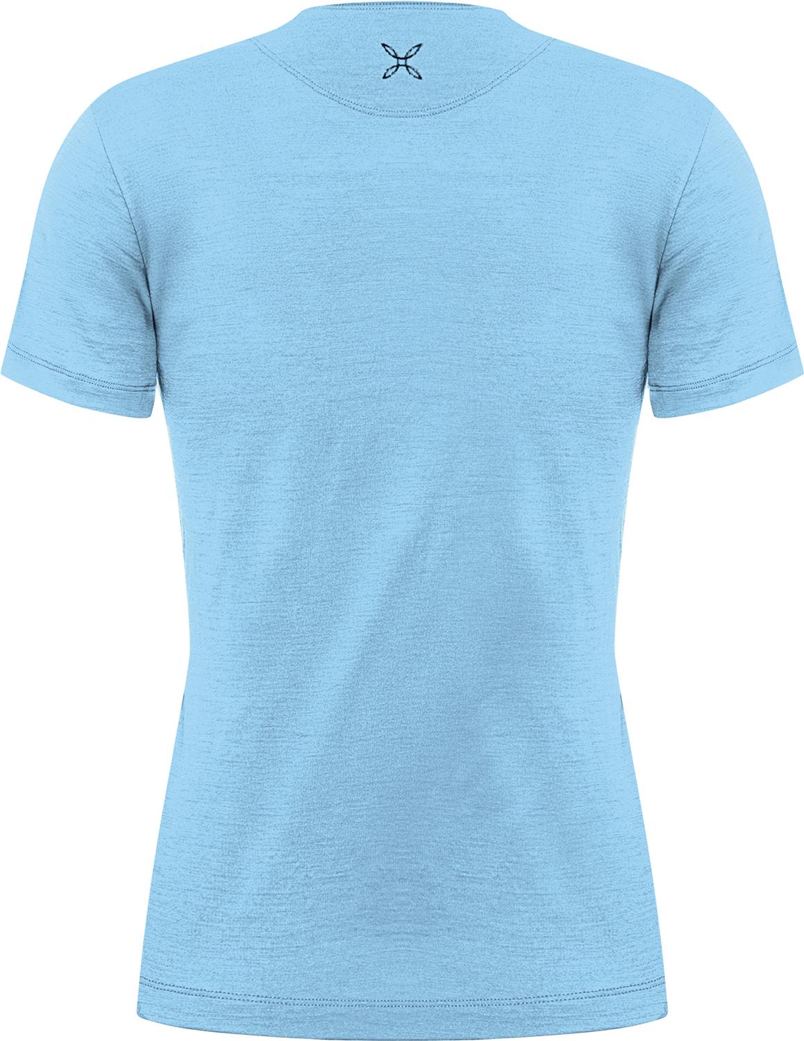 Montura - PEAKS MERINO T-SHIRT WOMAN — DUSK — Vista posteriore 2