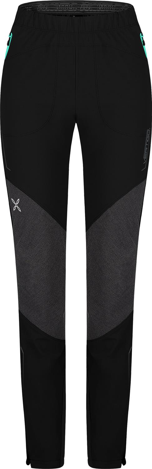 Montura - VERTIGO 2 PANTS WOMAN — BLACK/BRIGHT TEAL — Vista frontale 1