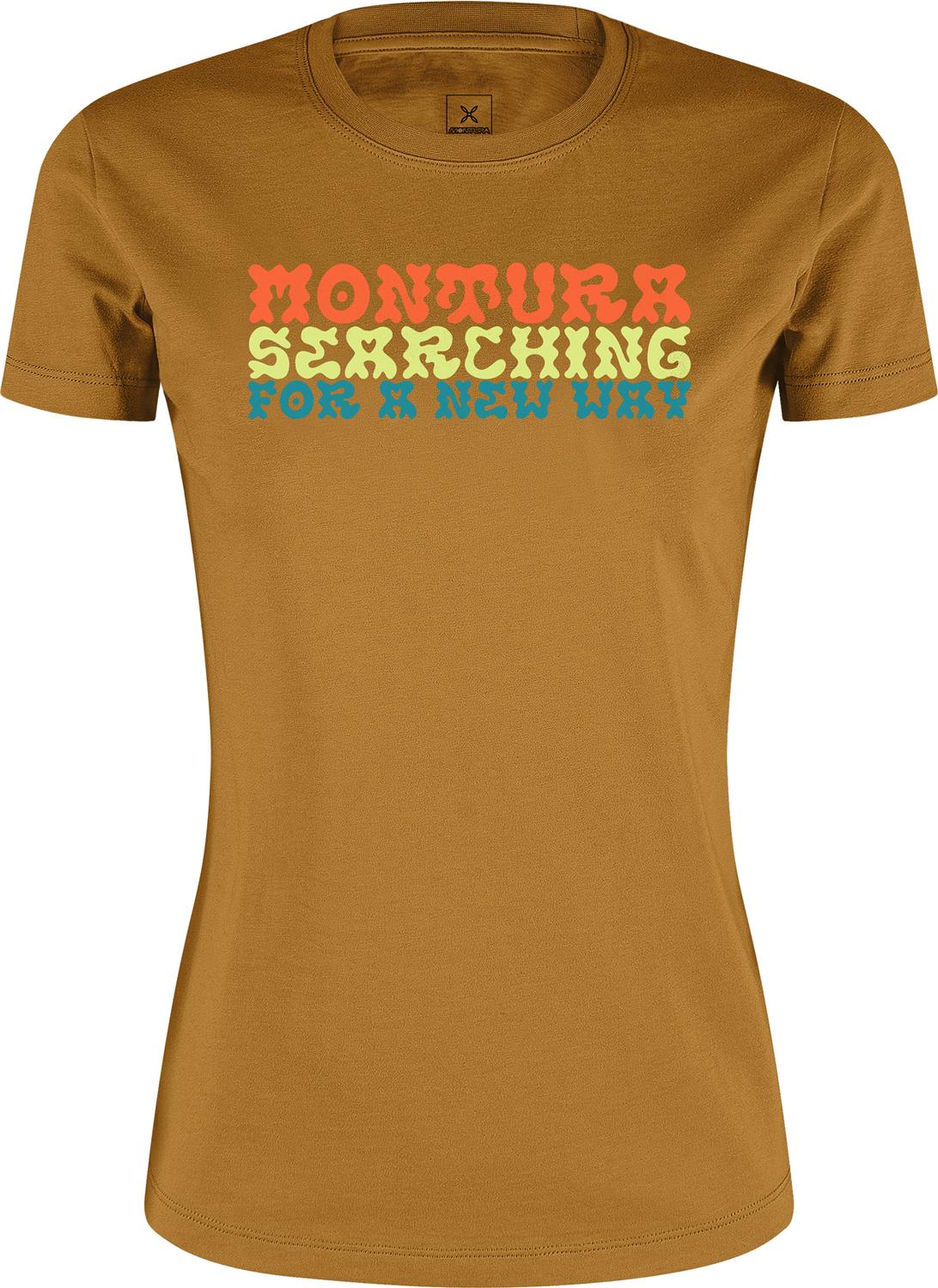 Montura - WOODSTOCK T-SHIRT WOMAN — BRONZE BROWN — Vista frontale 1