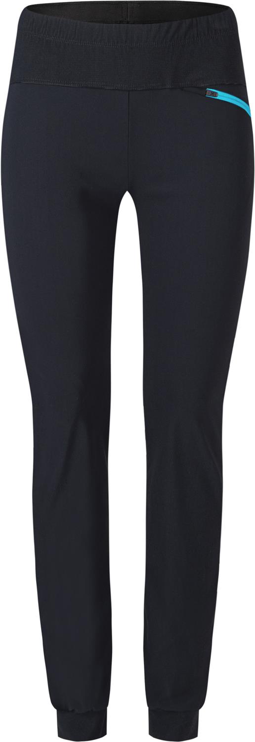 Montura - SOUND PANTS WOMAN — BLACK/TURQUOISE — Vista frontale 1