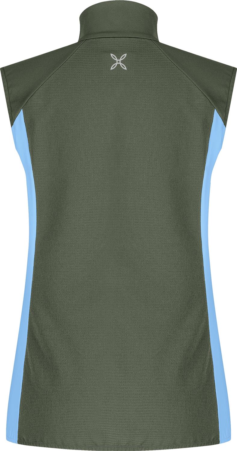 Montura - DOLOMITI WIND VEST WOMAN — VERDE SALVIA/DUSK — Vista posteriore 2