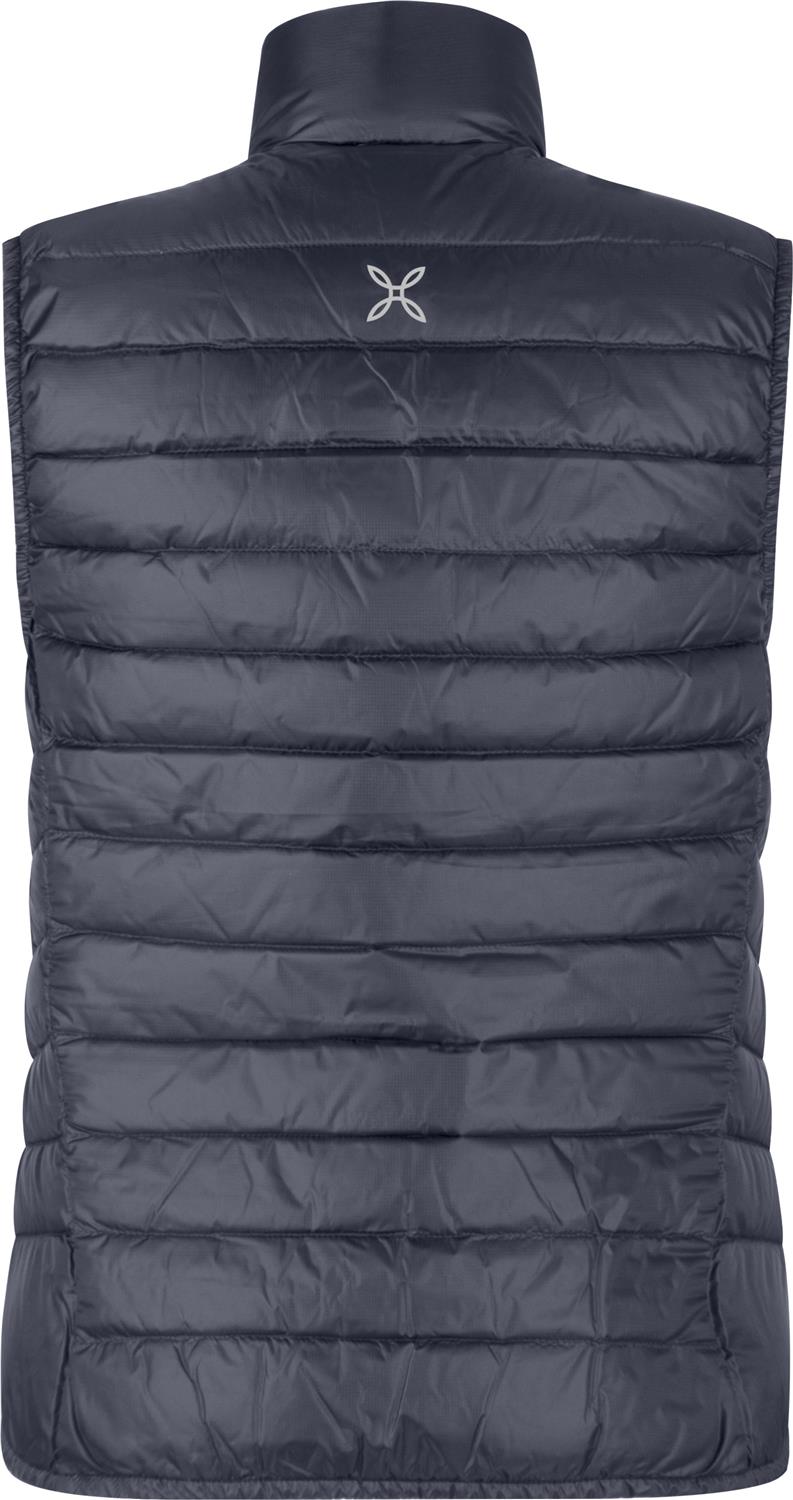 Montura - BREEZE DUVET VEST WOMAN — GRAPHITE BLUE/TURQUOISE — Vista posteriore 3