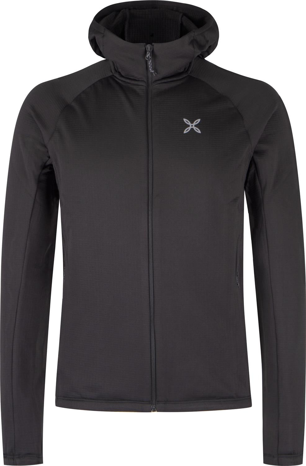 Montura - FADIS GRID HOODED MAGLIA — BLACK — Vista frontale 1