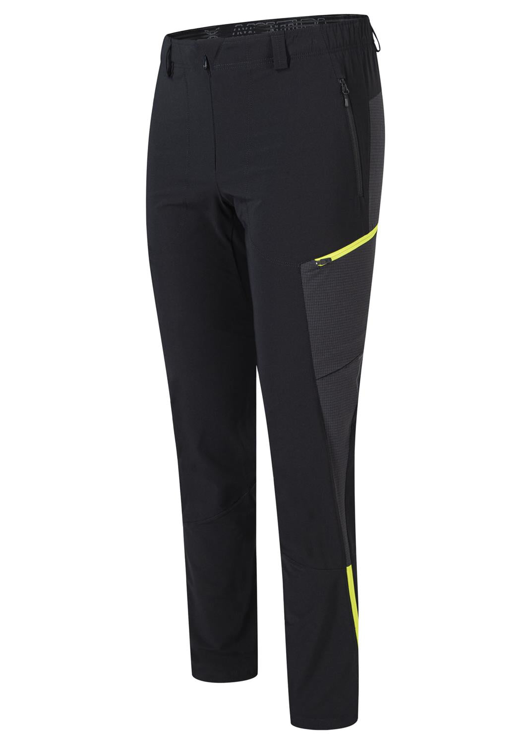 Montura - LEDGE PANTS — NERO/VERDE LIME — Immagine 2