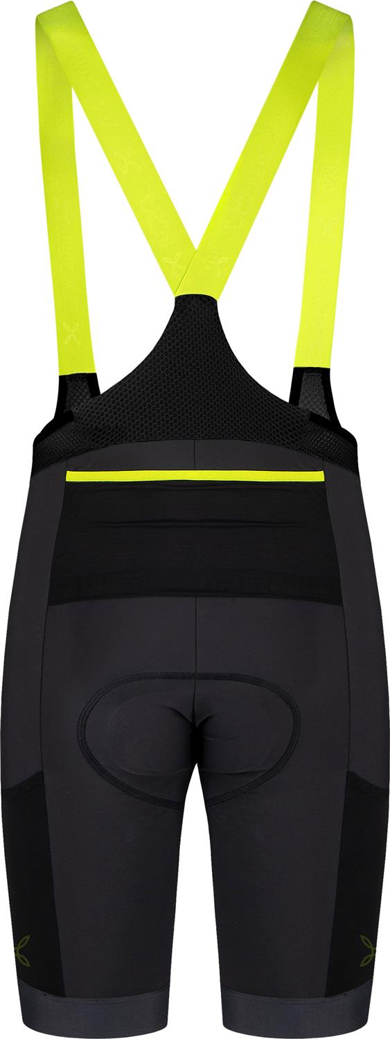 Montura - RANDO CYCLING BIBSHORT — BLACK/VERDE LIME — Vista posteriore 2