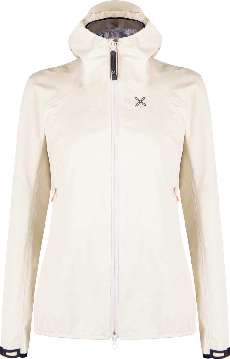 Montura - UPLAND 3L HOODED JACKET WOMAN — SHELL/MELON — Vista frontale 1