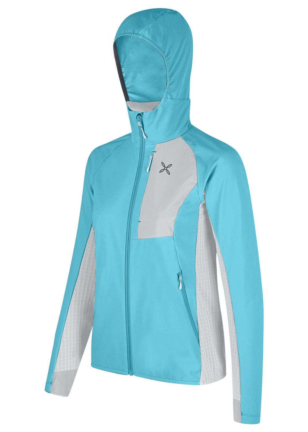Montura - PEAK JACKET WOMAN — TURQUOISE/ QUIET GREY — Immagine 2