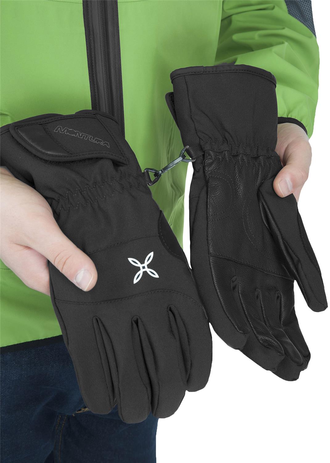 Montura - SKI LIGHT GLOVE — BLACK — Vista posteriore 3