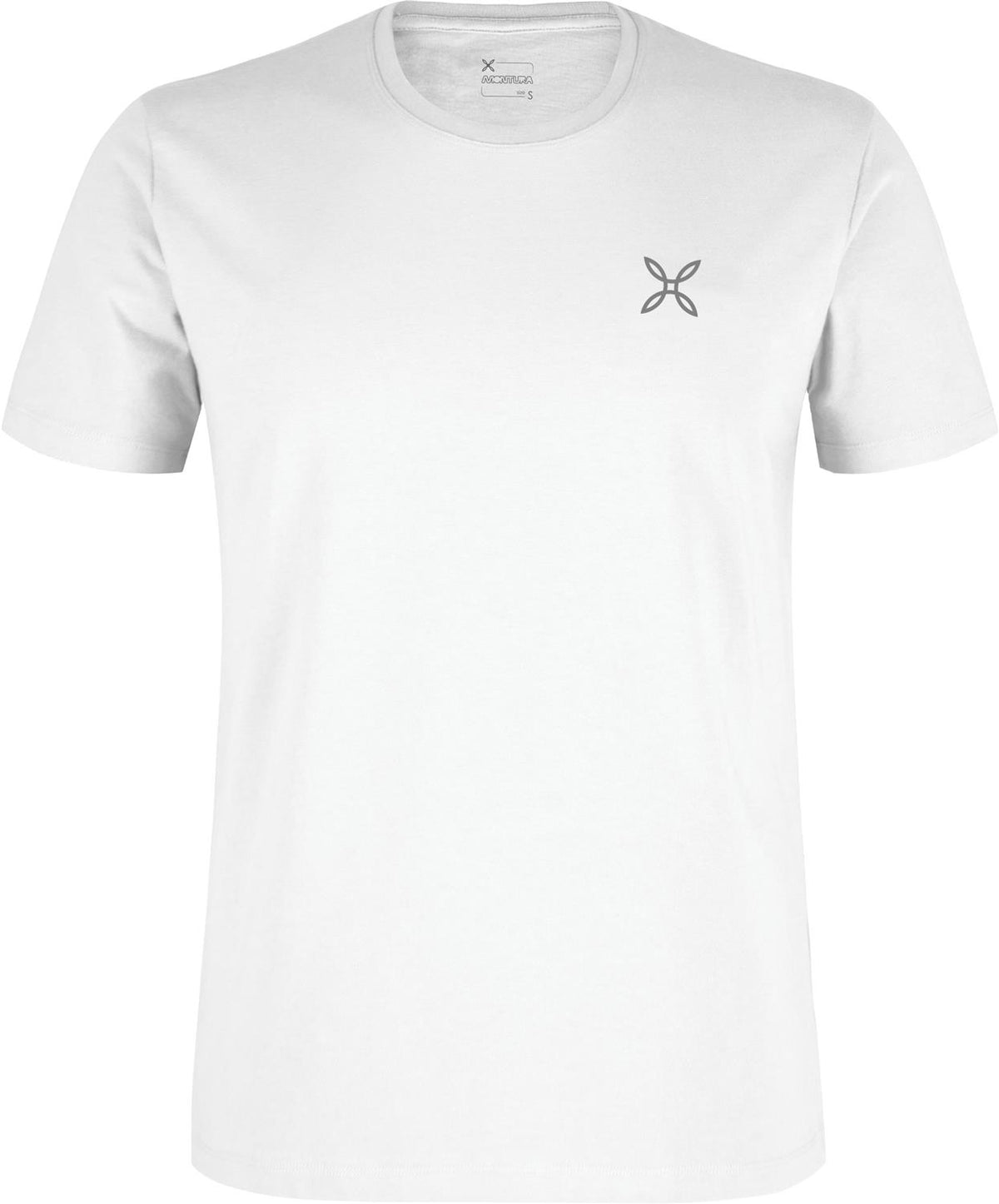 Montura - BASIC LOGO T-SHIRT — WHITE — Vista frontale 1