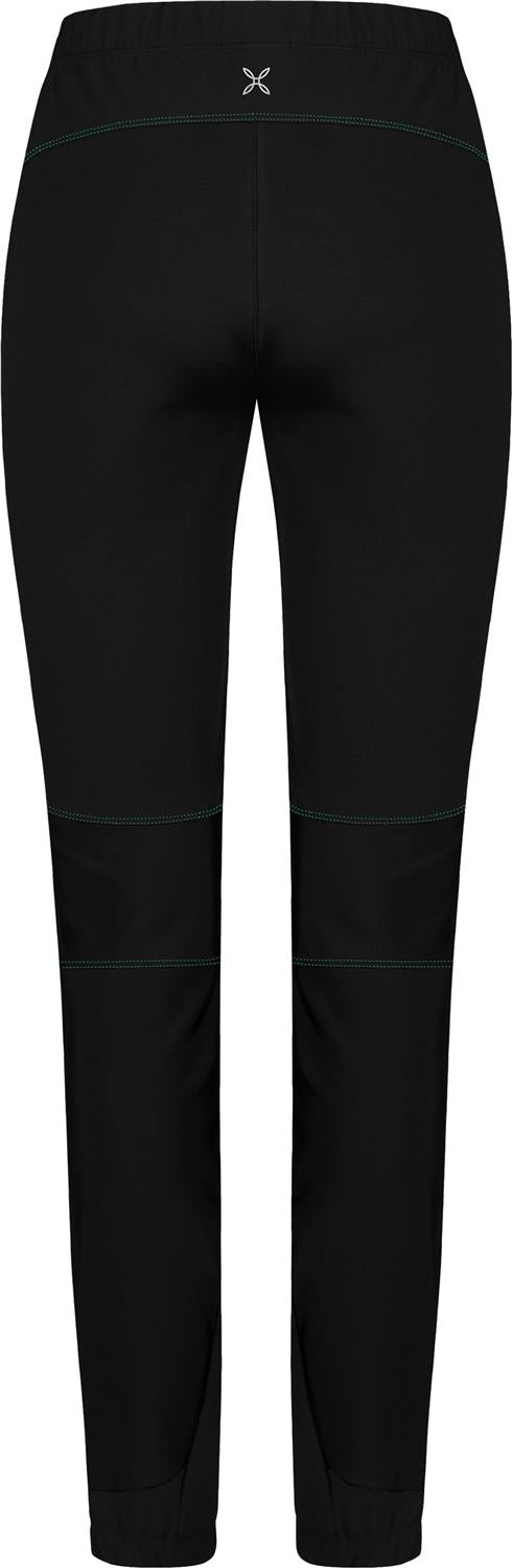 Montura - VERTIGO 2 PANTS WOMAN — BLACK/BRIGHT TEAL — Vista posteriore 4