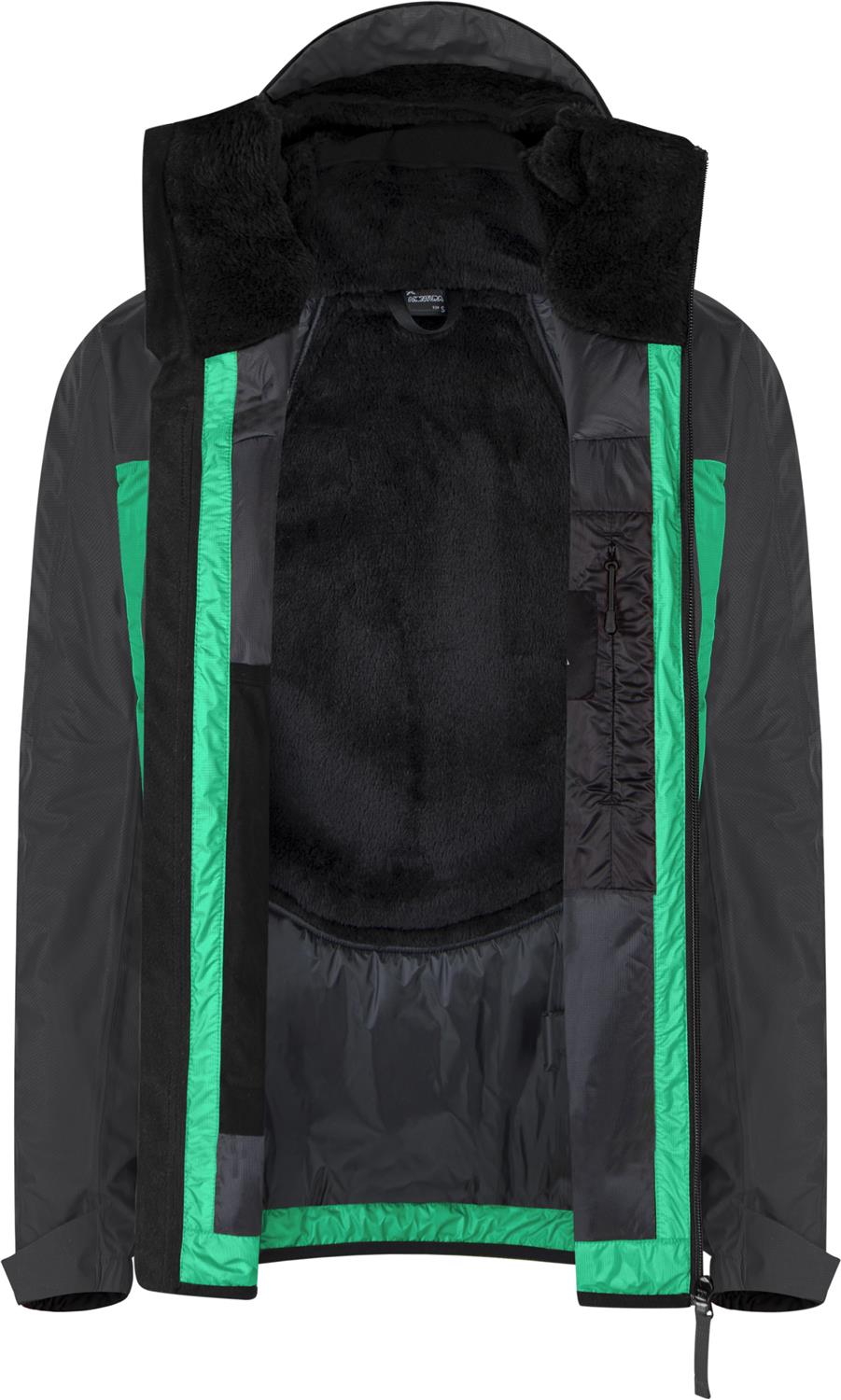 Montura - NEVIS 2.0 JACKET WOMAN — ANTRACITE/BRIGHT TEAL — Immagine 4