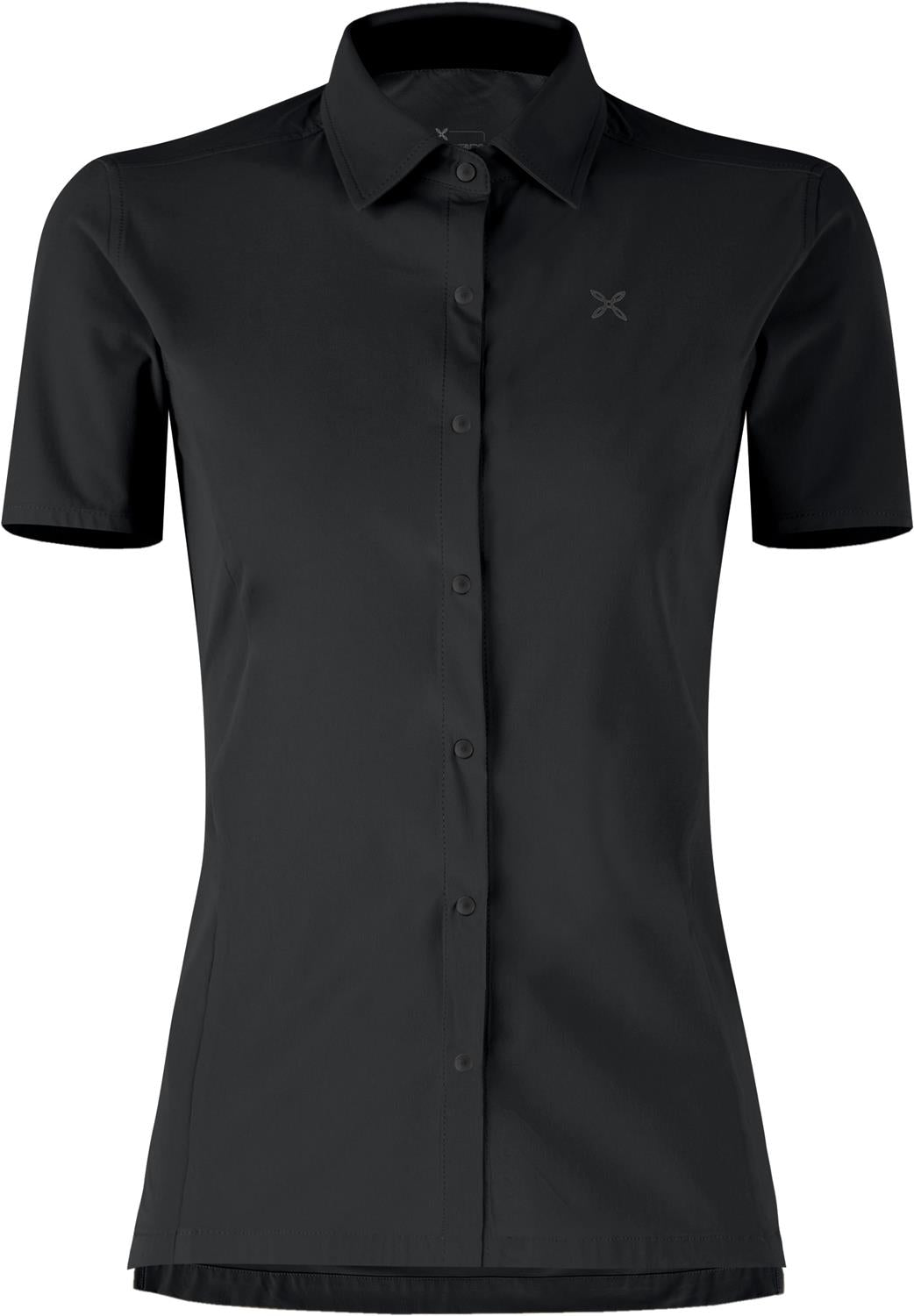 Montura - SOLID S/S SHIRT WOMAN — ARDESIA — Vista frontale 1