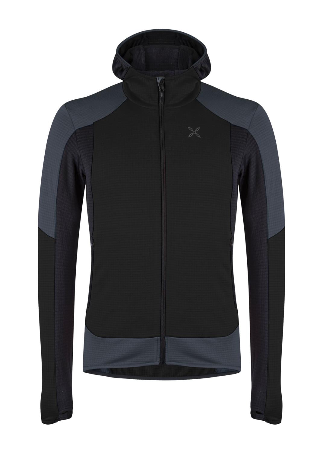 Montura - STRETCH COLOR 2 MAGLIA — BLACK/PIOMBO — Vista frontale 1