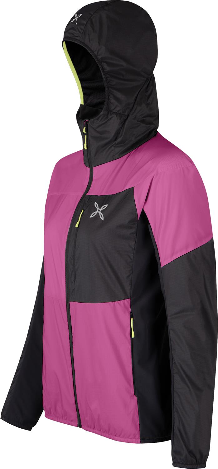 Montura - TRACCIA OCTA HOODED JACKET WOM — BATON ROUGE/SUNNY LIME — Immagine 2