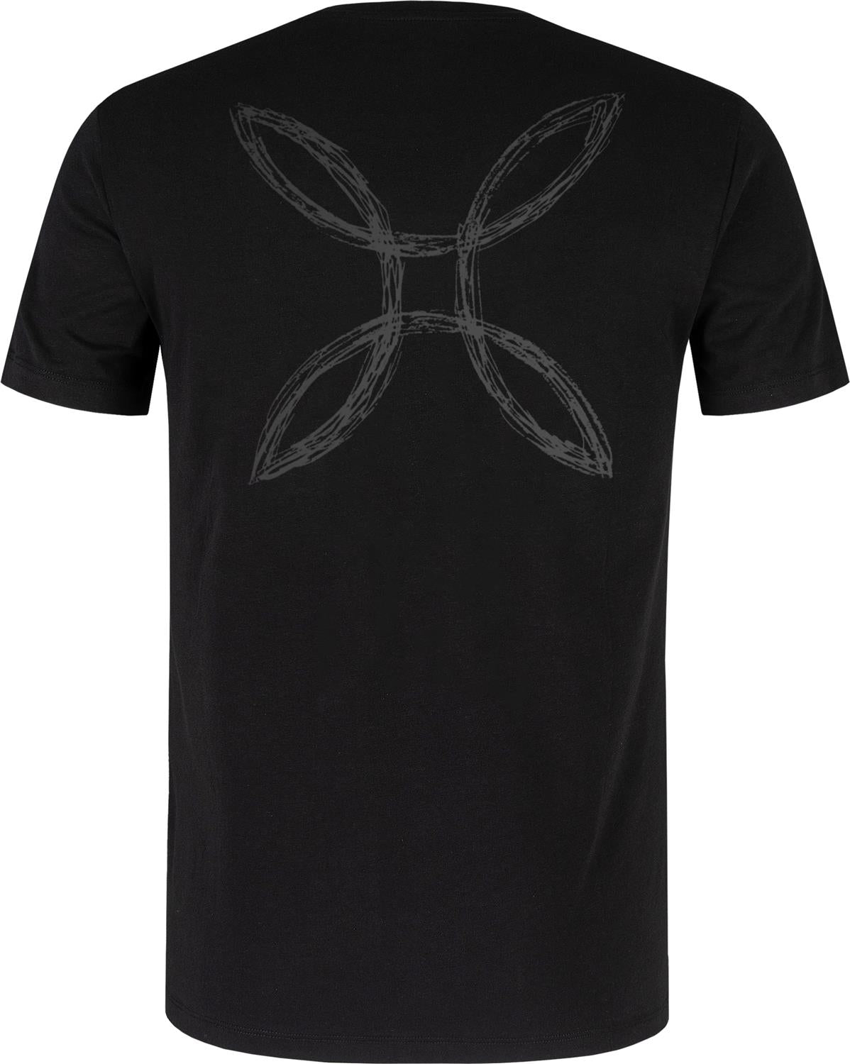 Montura - PENCIL LOGO T-SHIRT — BLACK — Vista posteriore 2