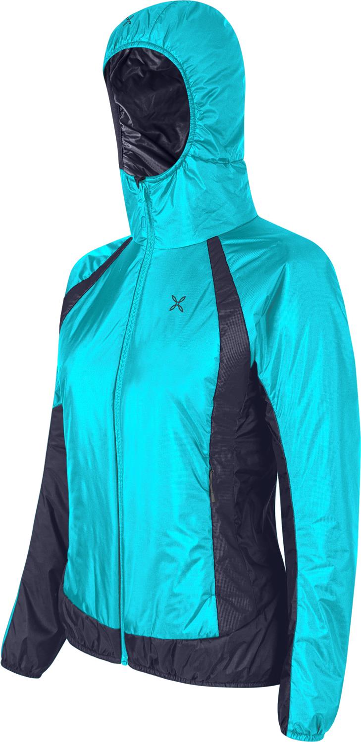 Montura - VULCAN 2.0 JACKET WOMAN — TURQUOISE/GRAPHITE BLUE — Immagine 2